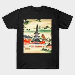 Pagoda and temple in Cambodia T-Shirt